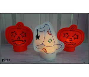 ITH - LED Teelichthüllen Halloween